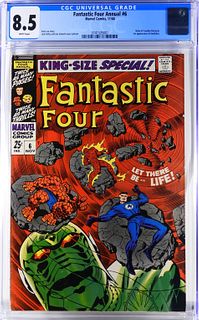 Marvel Comics Fantastic Four Annual #6 CGC 8.5