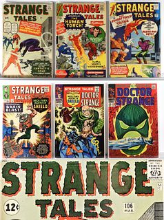 6PC Marvel Comics Strange Tales #106-#173 Group