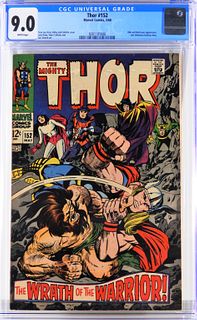 Marvel Comics Thor #152 CGC 9.0