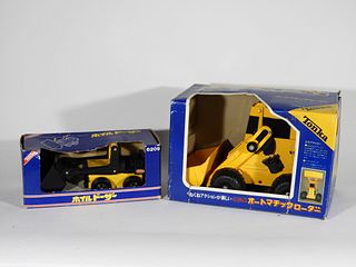 2PC Tonka Made in Japan Steel Loader Toy Group