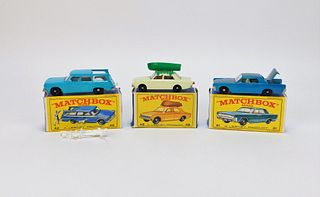 3PC Lesney Matchbox Lincoln Ford Studebaker Group