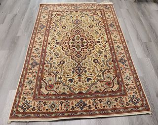 Vintage & Finely Hand Woven Persian Silk Waft