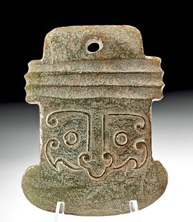 Chinese Longshan Nephrite Stone Pendant