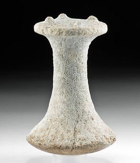 19th C. Micronesian Coral Pounder w/ Nipples