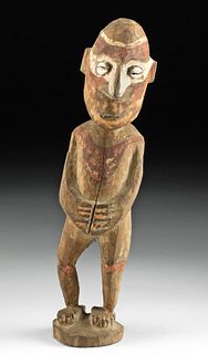 20th C. Papua New Guinea Wood Ancestor Figure