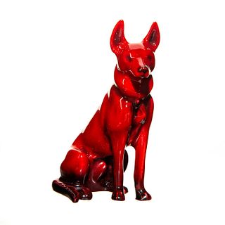 Royal Doulton Flambe Dog Figurine, Alsatian HN899