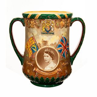 Royal Doulton Prototype Loving Cup, Queen Elizabeth II