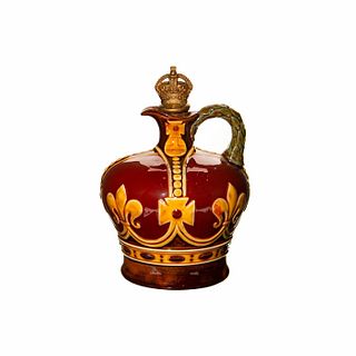 Royal Doulton George VI Crown Whiskey Bottle