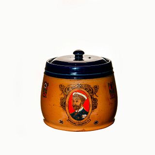 Royal Doulton King George V Lidded Tobacco Jar