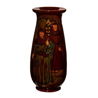 Royal Doulton Kingsware Vase, Monks At Dusk