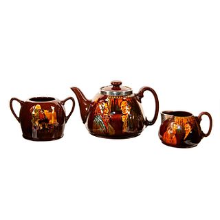 4PC Royal Doulton Kingsware Tea Set