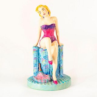 Peggy Davies Ceramics Figurine, Marilyn Monroe, Purple