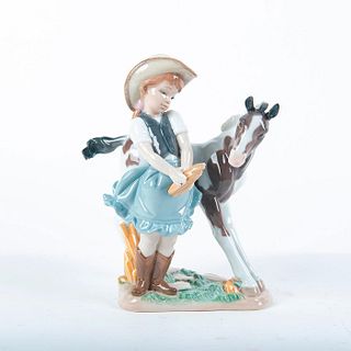 Cowgirl 01008636 - Lladro Porcelain Figure