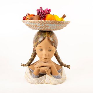 Girl's Head 01012046 - Lladro Porcelain Figure