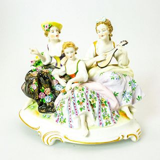 Unterweissbach Porcelain Figure, Three Ladies Consort