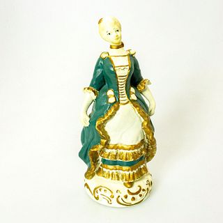 Vintage German-style Ceramic Figurine, Courtly Lady