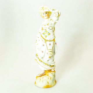 Vintage German-style Porcelain Figurine, Courtly Lady