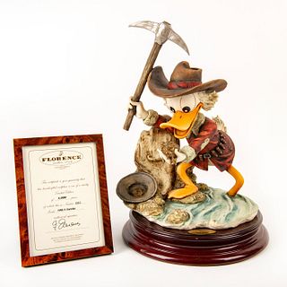 Florence Giuseppe Armani Figurine, Eureka, Scrooge McDuck 590C