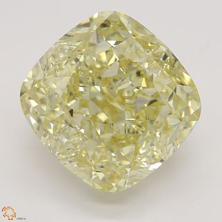 8.11 ct, Natural Fancy Light Brownish Yellow Even Color, VS1, Cushion cut Diamond (GIA Graded), Unmounted, Appraised Value: $171,800 
