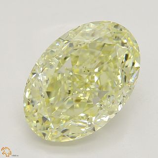 3.02 ct, Natural Fancy Yellow Even Color, VS2, Oval cut Diamond (GIA Graded), Unmounted, Appraised Value: $62,200 