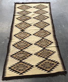 Navajo Native American Rug / Blanket 7' 9" x 4' 3"