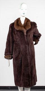 Paul Sekas Mink And Fox Fur Coat