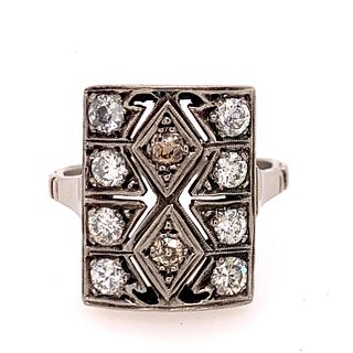 1920' Platinum & Diamonds Ring