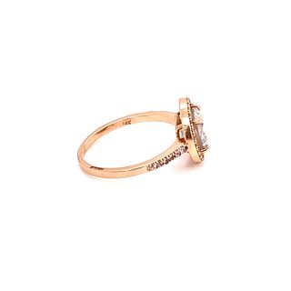 14k Gold & Diamonds Engagement Ring