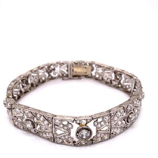 1920â€™ Platinum Diamond BraceletÂ 
