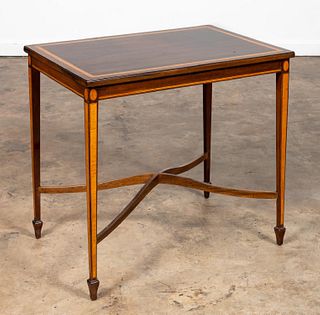 INLAID HEPPLEWHITE STYLE OCCASIONAL TABLE