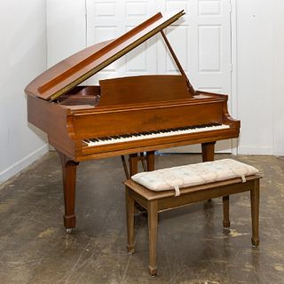 STEINWAY & SONS GRAND MODEL M WALNUT PIANO
