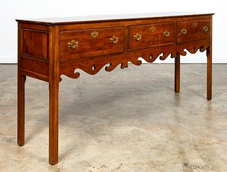 WRIGHT TABLE CO. PINE CHIPPENDALE STYLE SIDEBOARD