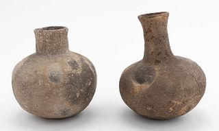TWO PIECES, NATIVE AMERICAN POTTERY VESSELS