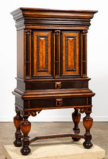 MAITLAND SMITH BAROQUE STYLE BAR CABINET ON STAND