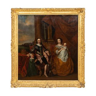 AFTER VAN DYCK, PORTRAIT OF FAMILY OF CHARLES I
