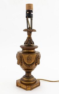 20TH C. NEOCLASSICAL STYLE BRONZE LAMP