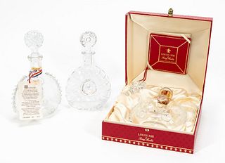 3 PCS, BACCARAT, REMY MARTIN, DECANTERS, CRYSTAL