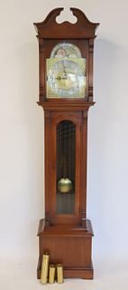 Antique Tall Case Clock With Moonphase.