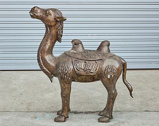 Chinese Bronze Camel