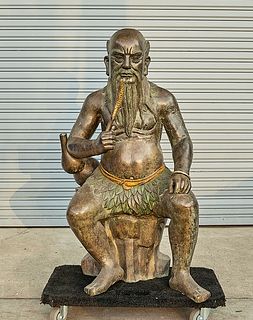 Chinese Bronze Seated Figure