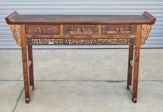Chinese Hard Wood Altar Table