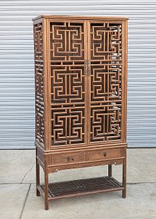 Chinese Two Piece Cabinet