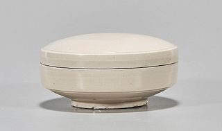 Chinese White Glazed Porcelain Covered Box