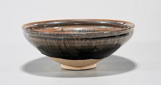 Chinese Brown Glazed Ceramic Bowl