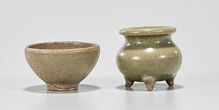 Two Chinese Celadon Ceramics