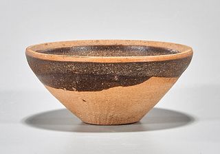 Antique Chinese Glazed Pottery Bowl