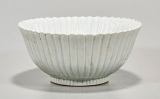 Chinese White Glazed Porcelain Bowl