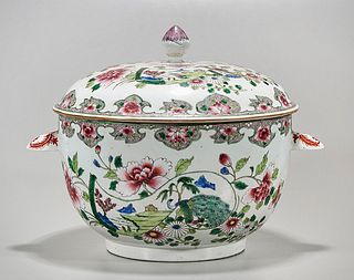 Chinese Enameled Porcelain Covered Tureen