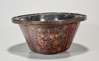 Chinese Lacquer Planter