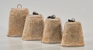 Group of Four Archaistic Metal Bells